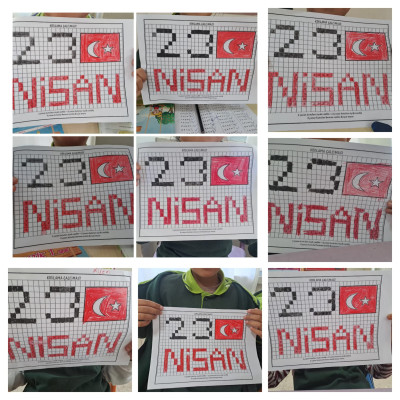 23 Nisan Temalı Piksel Kodlama ile Algoritma Yolculuğu